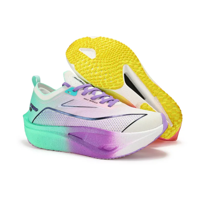 PCSC Cushioned Slip-Resistant Abrasion-Resistant Breathable Low-Top Running Shoes Men's Pink Purple Mismatched-5