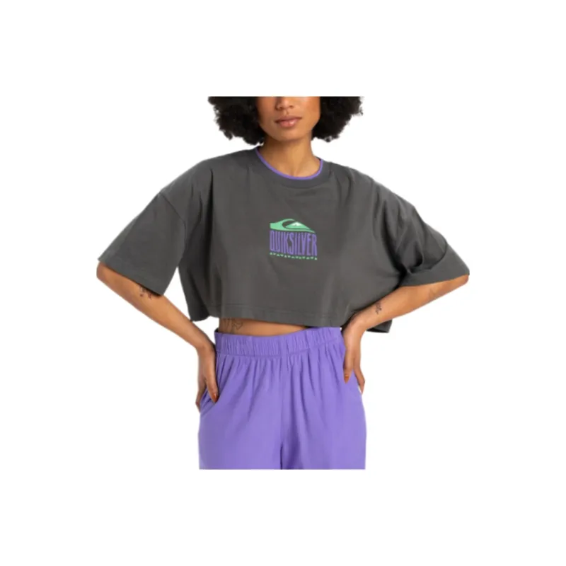 Quiksilver Drop Shoulder Sleeve T Shirt Women's-0
