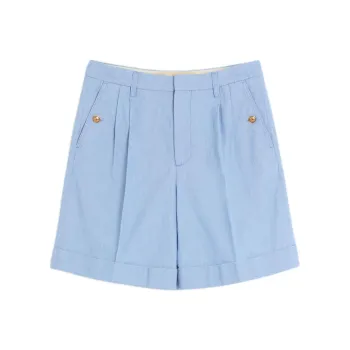 Valentino SS25 Denim Shorts Men's Blue