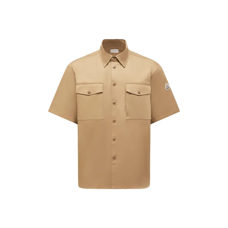 Moncler Shirts Men Khaki-0