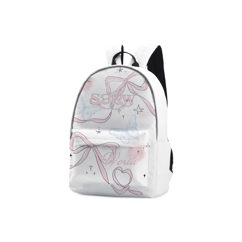 HINY SRRW PU Cortex Backpack Mini Unisex White-18