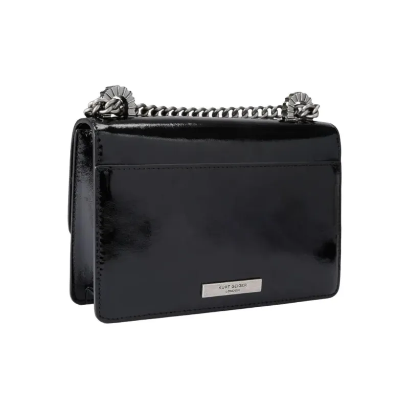 Kurt Geiger London Calfskin Crossbody Bag, Shoulder Bag Trumpets Women's Black-2