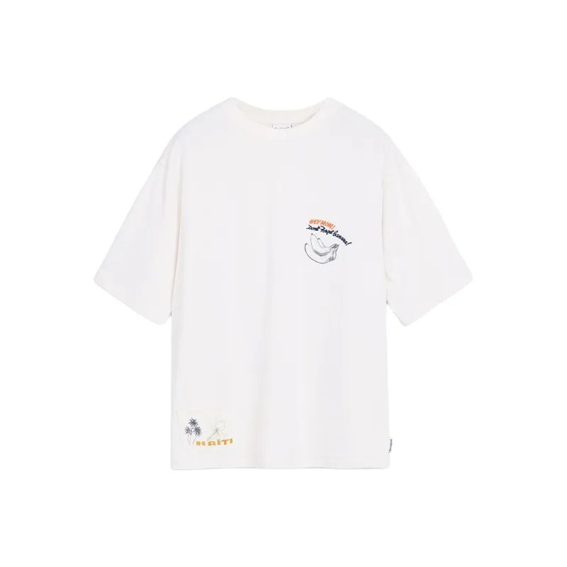 Desigual T Shirts Men Ecru-0
