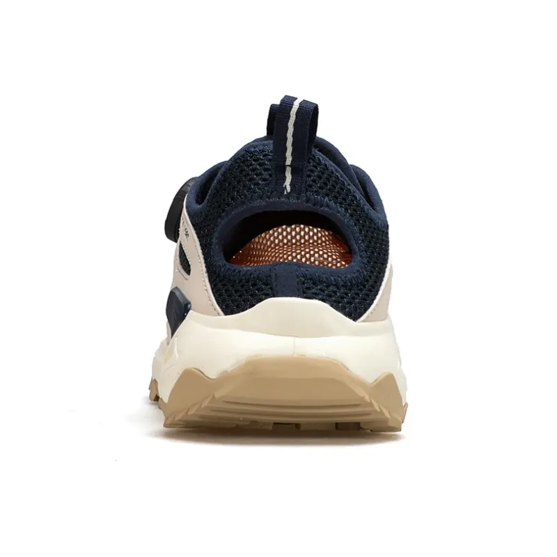 HUMTTO Quick Dry Coverage Slip Resistant River Trekking Shoes Men's Fog White Dark Blue-3