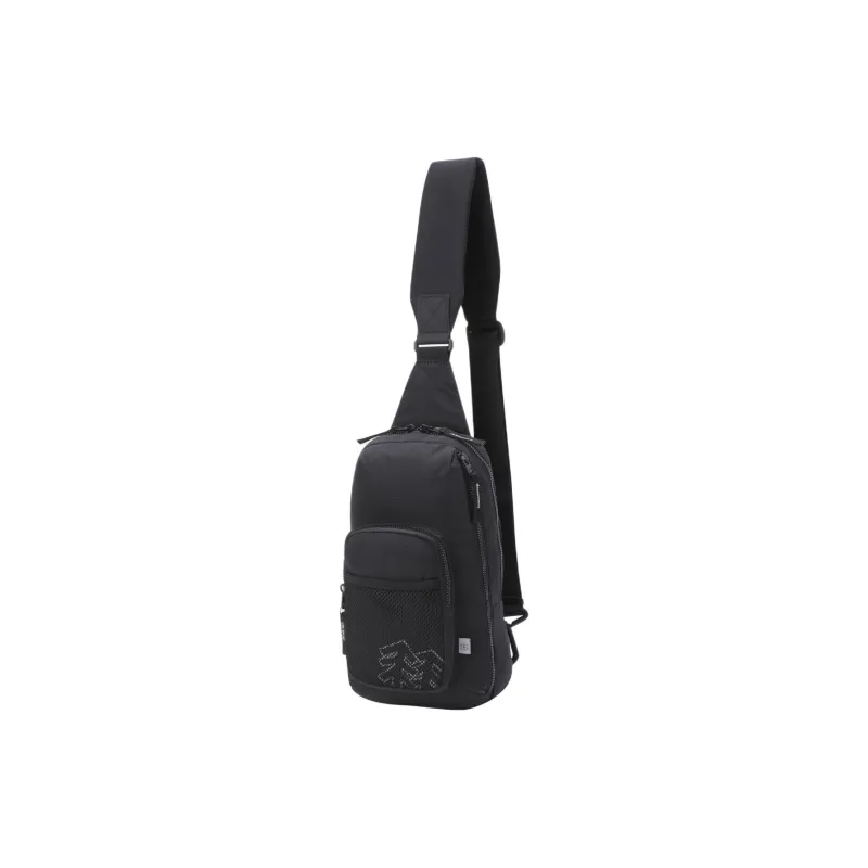 KOLON SPORT Polyester One Shoulder Crossbody Sling Bags Regular Unisex Black-0