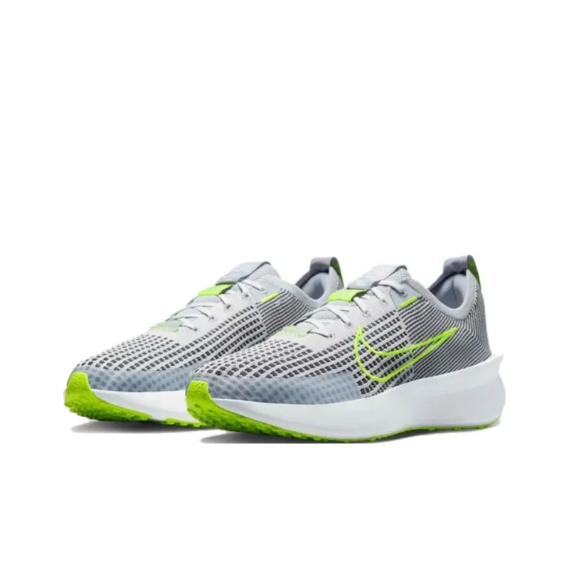 Nike Air Max 90 Abrasion Resistant Low Top Running Shoes Men's Gray Green-2