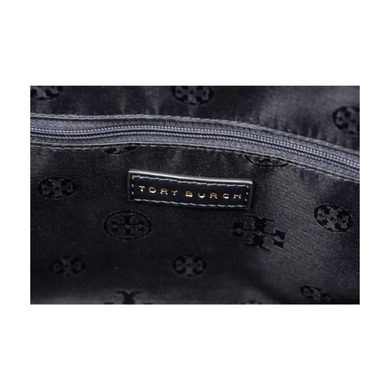 TORY BURCH Ella Nylon Tote Bag, Shopping Bag, Handbag, Shoulder Bag Trumpets Women's Black-5
