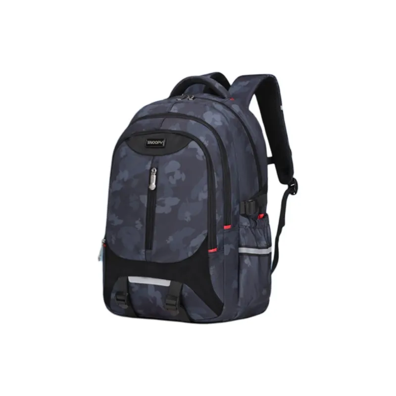 SNOOPY Oxford Backpack Tubas Men's Camouflage Gray/Camouflage Blue/Pure Black-1