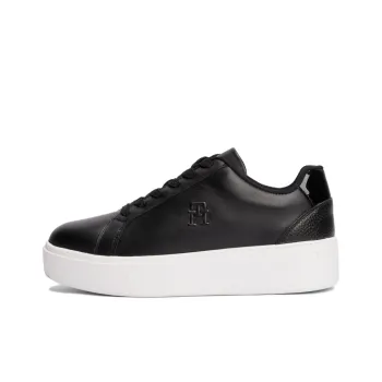 Tommy Hilfiger Trainers Low Top Skateboard Shoes Women's Black