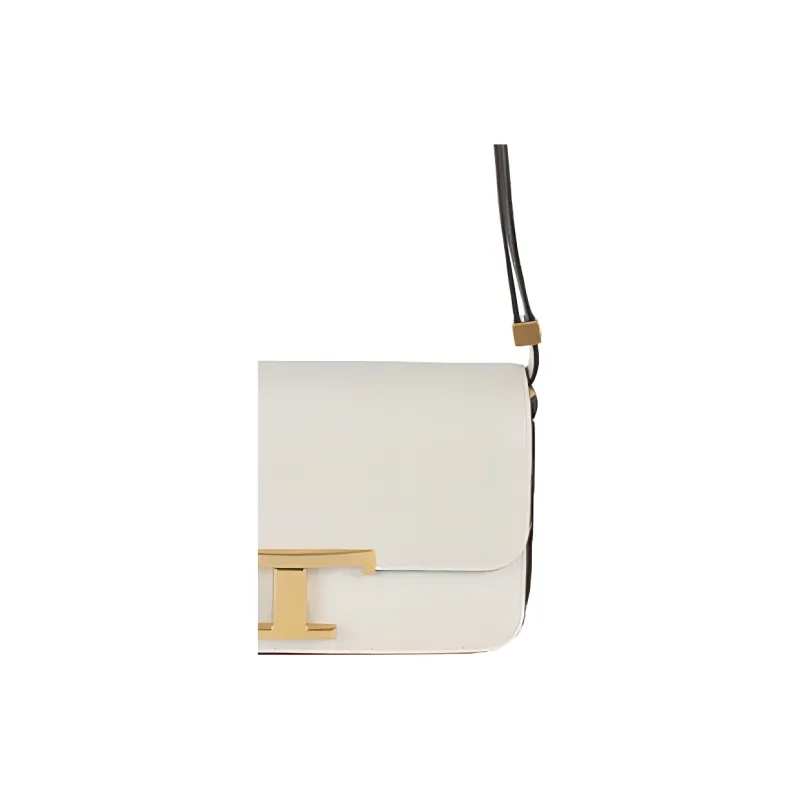 TOD'S T Timeless Decoration Shoulder Bag Women's White-2