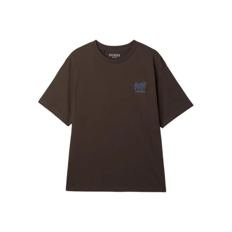GUESS T Shirts Unisex Brown-1