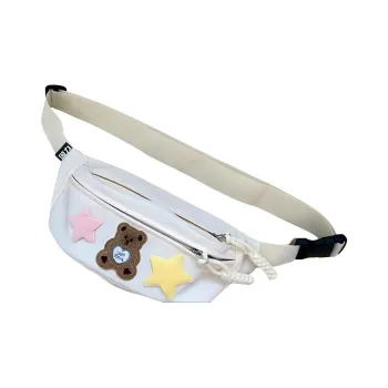 Warrior Nylon Sling Bag Regular Women's Black/Ecru/Pink/Yellow