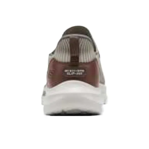 Skechers MENS USA STREET WEAR Low Top Training Shoes Men's Taupe-2