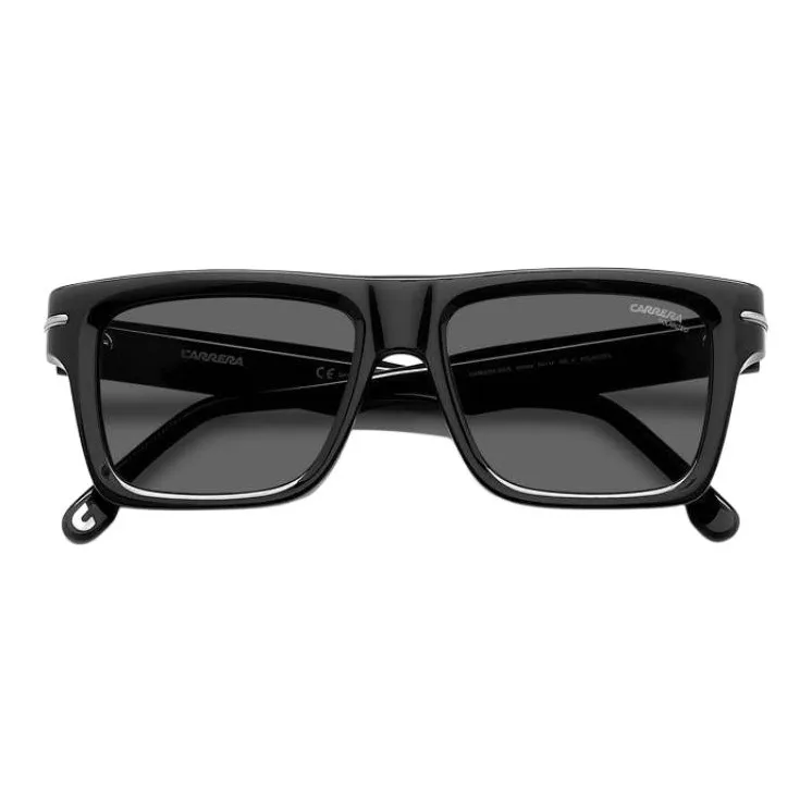 CARRERA Plastic Square Sunglasses Unisex Black-2