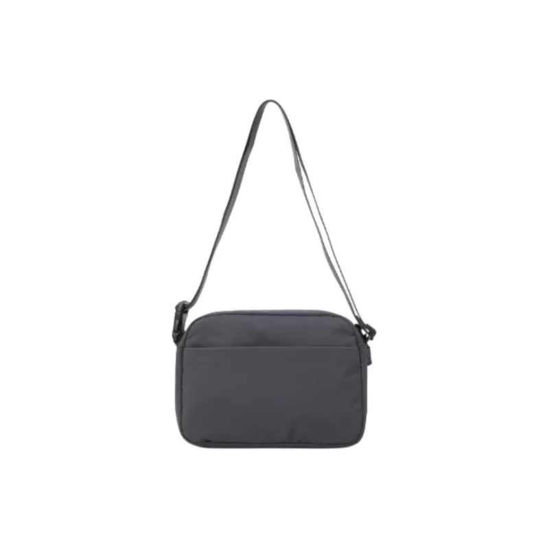 DESCENTE Polyester Shoulder Bag, Crossbody Bag Medium Size Unisex Charcoal Gray-2