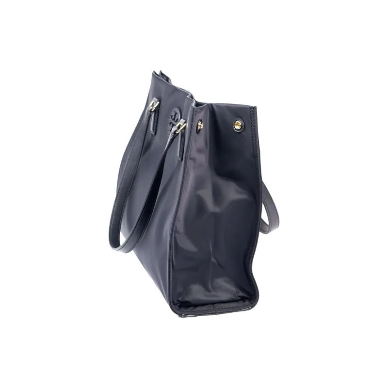 TORY BURCH Ella Nylon Tote Bag, Shopping Bag, Handbag, Shoulder Bag Trumpets Women's Black-1