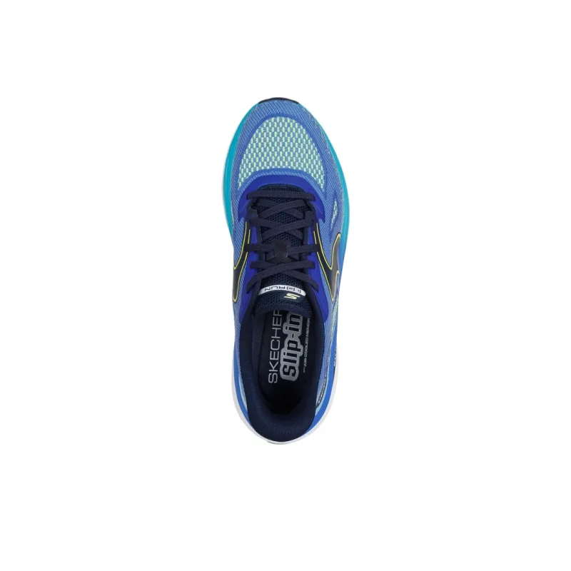 Skechers Max Cushioning Propulsion Mid Top Running Shoes Men's Blue-4