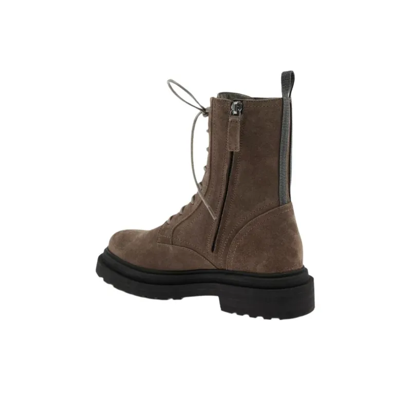 Brunello Cucinelli Ankle Boots Women's Umber-3