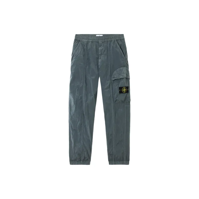 STONE ISLAND Cargo Pants Men's Air Force Blue-0