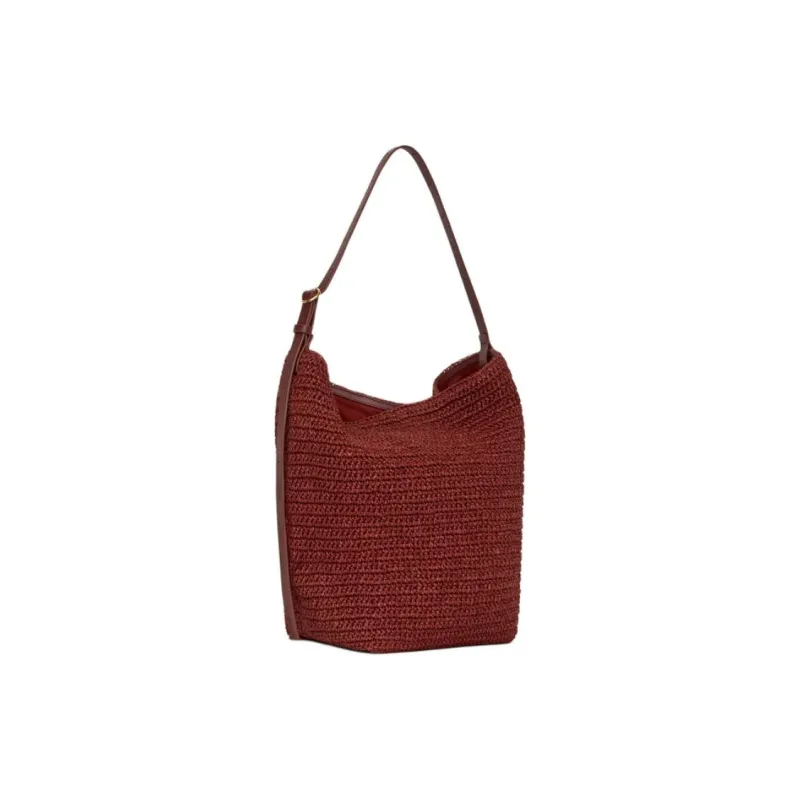 ARKET Paper Crossbody Bag, Shoulder Bag Tubas Women's Red Brown-1