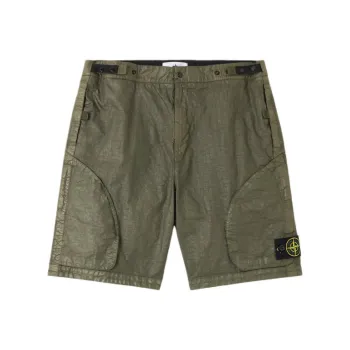 STONE ISLAND Cargo Shorts Men's Army Green