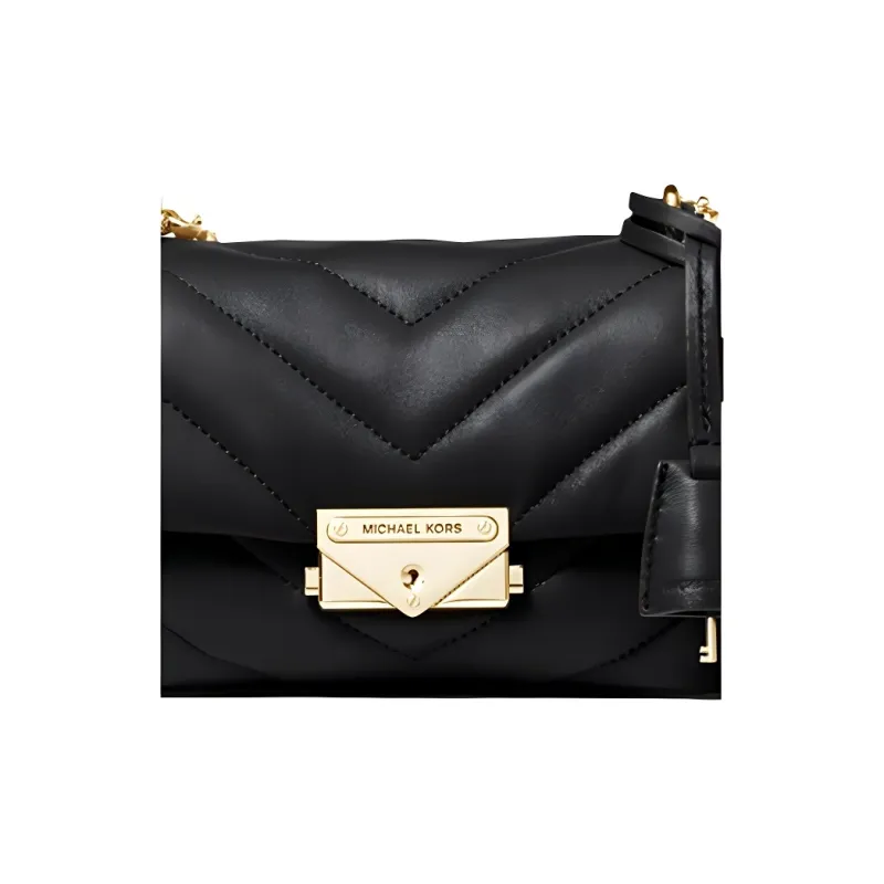 MICHAEL KORS Cece Sheepskin Crossbody Bag, Shoulder Bag Women's Black-3