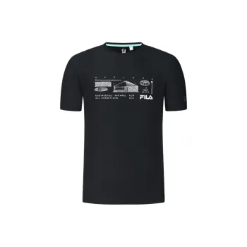 FILA T Shirts Men Pitch Black BK