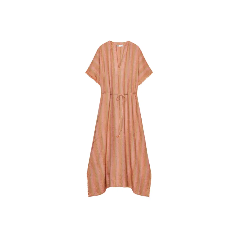 ZARA ZW Series Short Sleeved Dress Women's-0