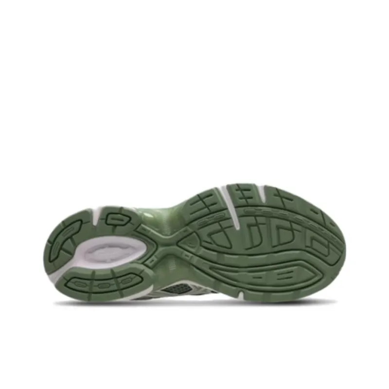 Asics Gel 1130 Anti Slip Wear Resistant Low Top Casual Running Shoes Unisex Green Silver Color-4