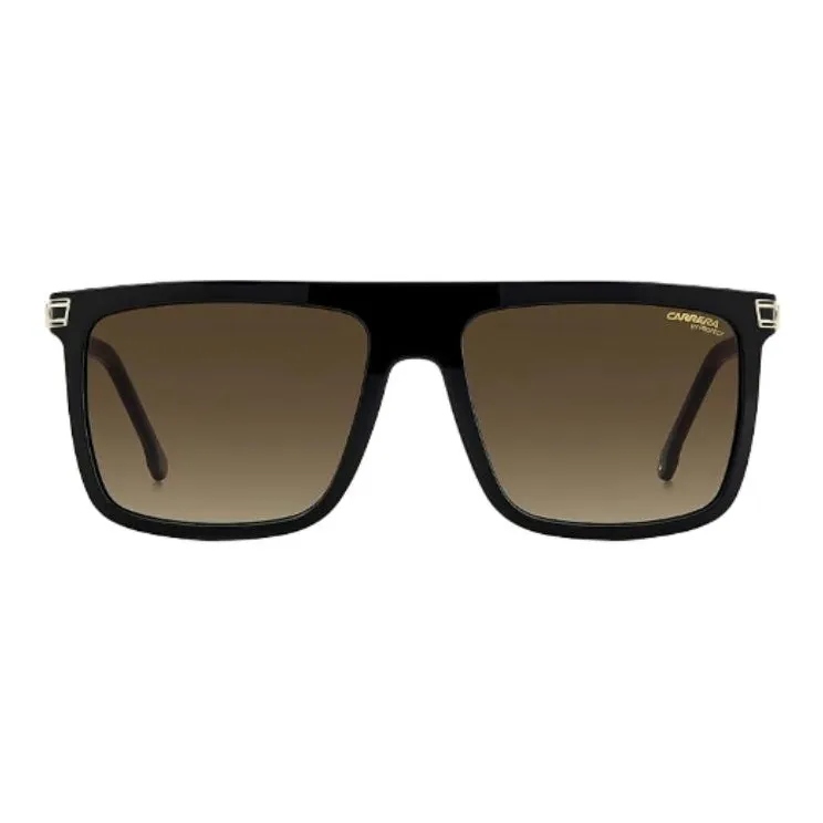 CARRERA Injection Molded Square Sunglasses Unisex Black-1