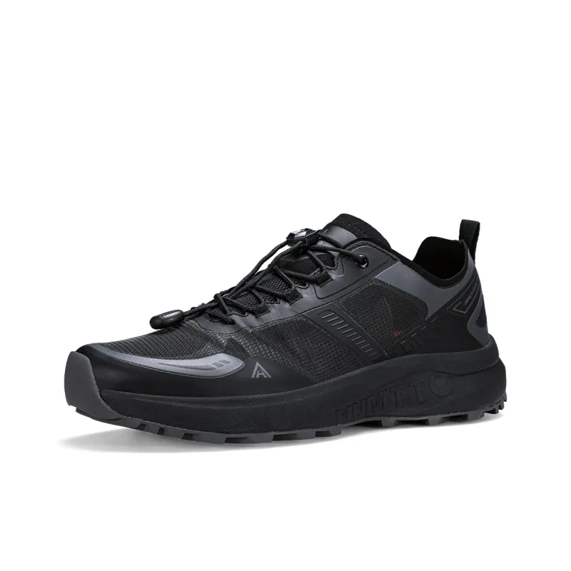 HUMTTO Shock Absorbers With Slip Resistant And Abrasion Resistant Properties Low Top Hiking Shoes Women's Black-1
