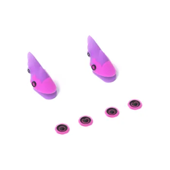 HelloSlippers Shark Accessories Sharkicks Accessories PVC Glow In The Dark Shoe Decorations Unisex
