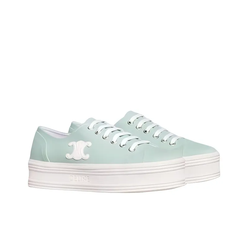 CELINE Jane Low Top Stylish Skateboarding Shoes Women's Green-2