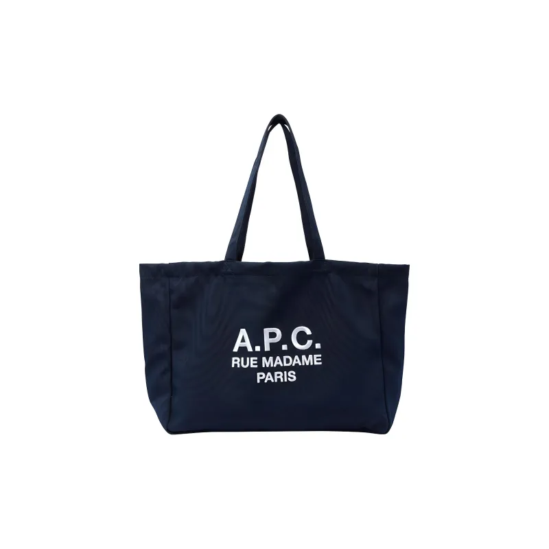 A.P.C Logo Printed Tote Bag-0
