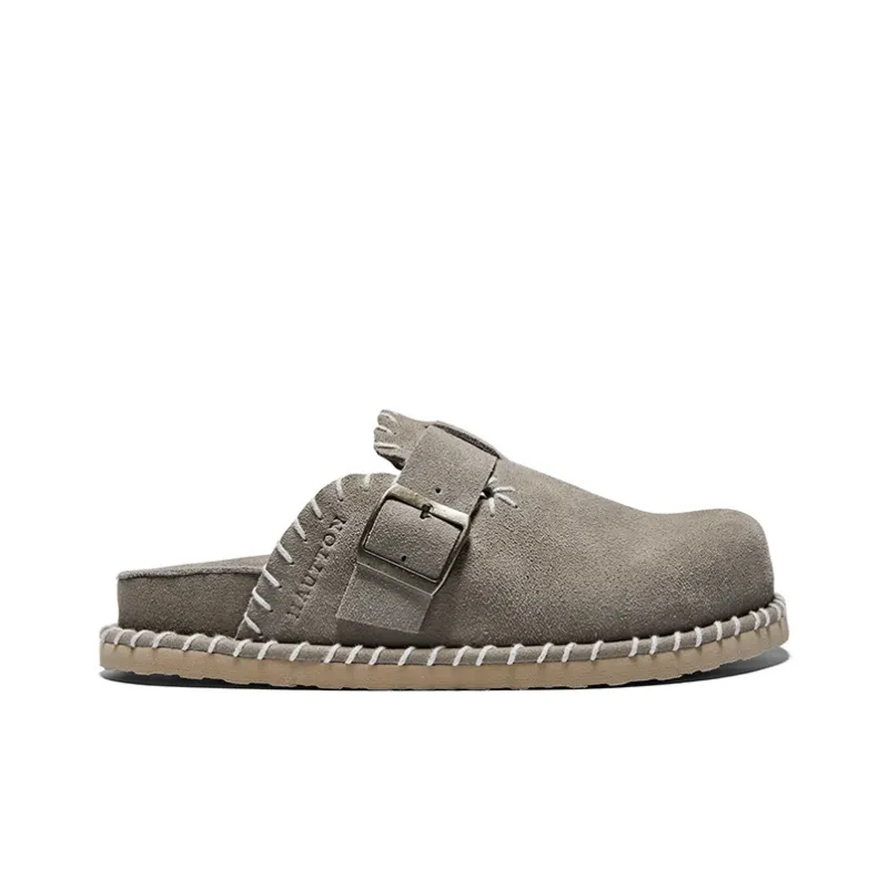 Hautton Closed Toe Slippers Men's Khaki-1