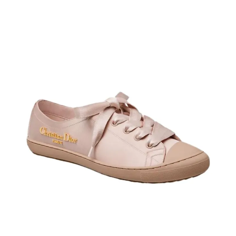 DIOR Lucky Series Low Top Skateboard Shoes Women's Pink-2