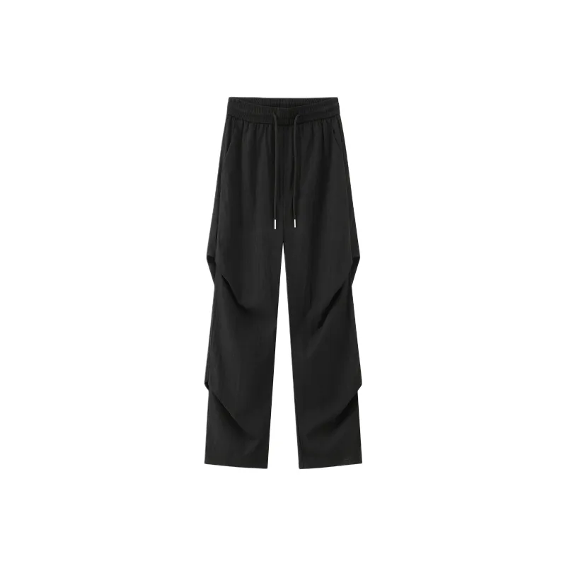 SOIE Casual Pants Unisex Gray White-13