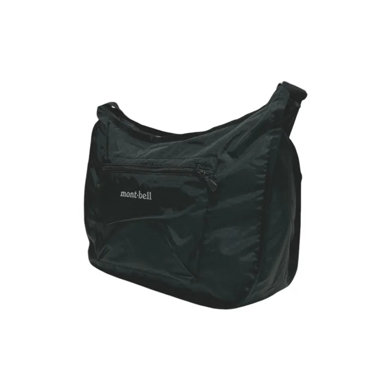 MONTBELL Nylon Shoulder Bag Medium Size Unisex Black-1
