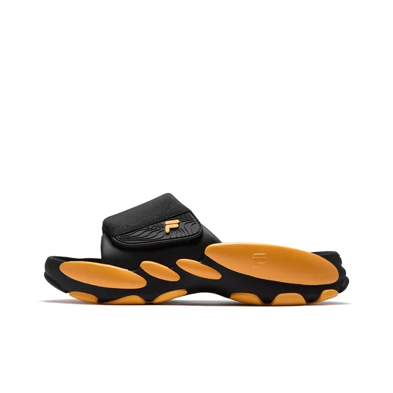 FILA FUSION ANTS SLIPPER Ant Slippers Slide Slippers Men's Black Yellow-0