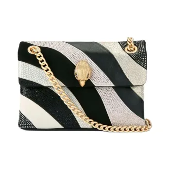 Kurt Geiger London Calfskin Shoulder Bag Mini Women's Black & White
