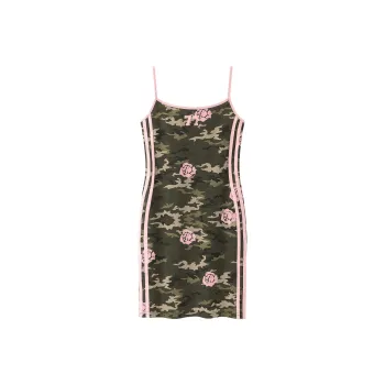 CHUU Slip Dresses Women's Green Camouflage