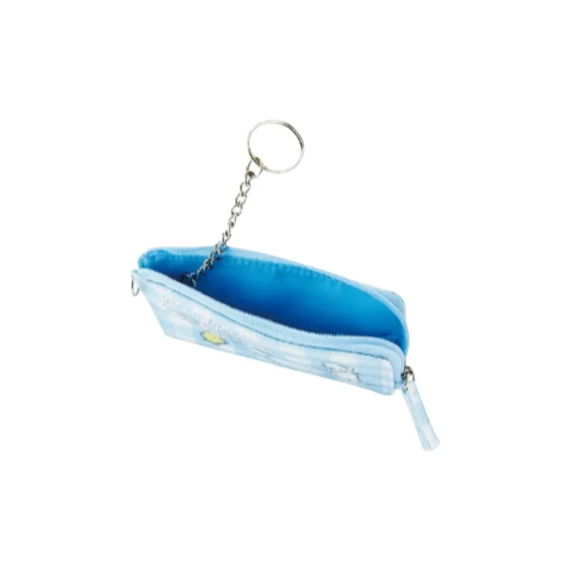 Sanrio Satin Fabric Card Holder Women's Blue-2