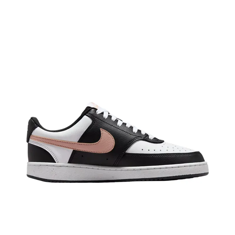 Nike Court Vision Coverage Low Top Skateboard Shoes Women's Black-1