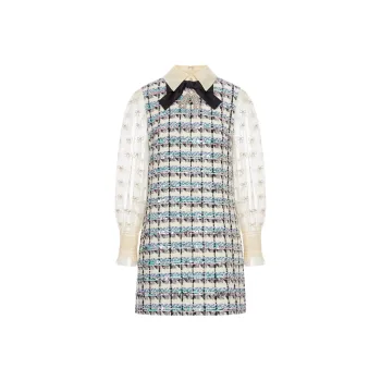 Valentino Long Sleeved Dress Women's Multicolor