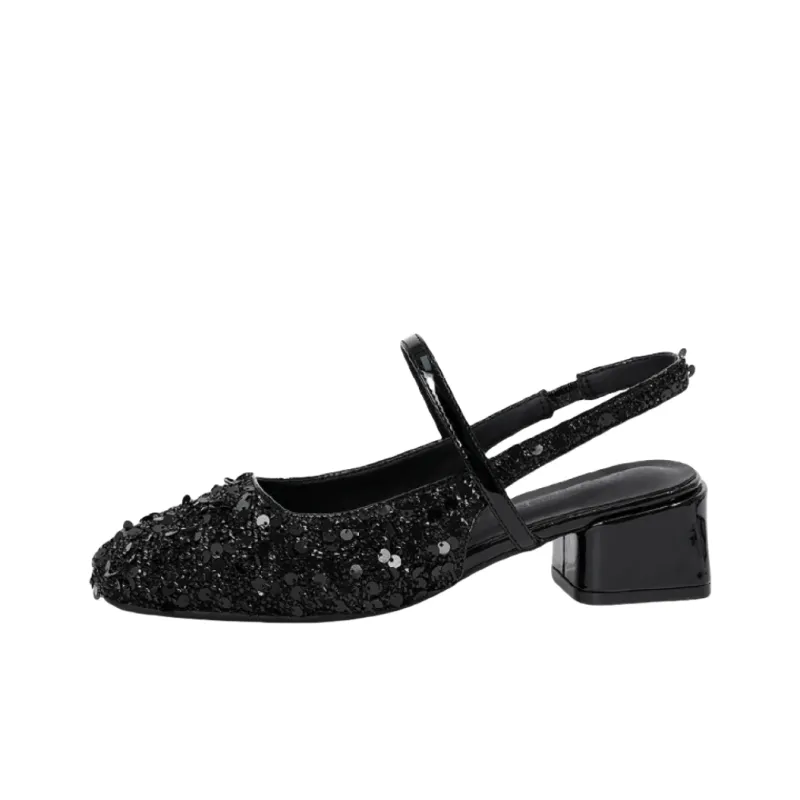 Shoe Lady Chunky Heel High Heels Women's-0
