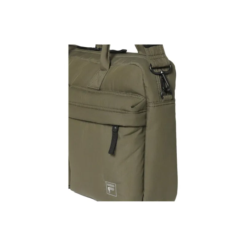 FILA Cotton With Nylon Shoulder Bag, Crossbody Bag, Handbag Unisex Army Green-6