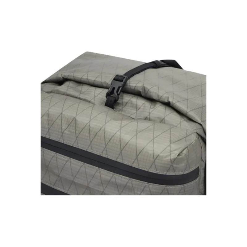 KOLON SPORT Nylon Outdoor Mountaineering Bag Backpack Unisex Black & Khaki-4