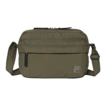 FILA Cotton Shoulder Bag, Crossbody Bag Trumpets Unisex Army Green