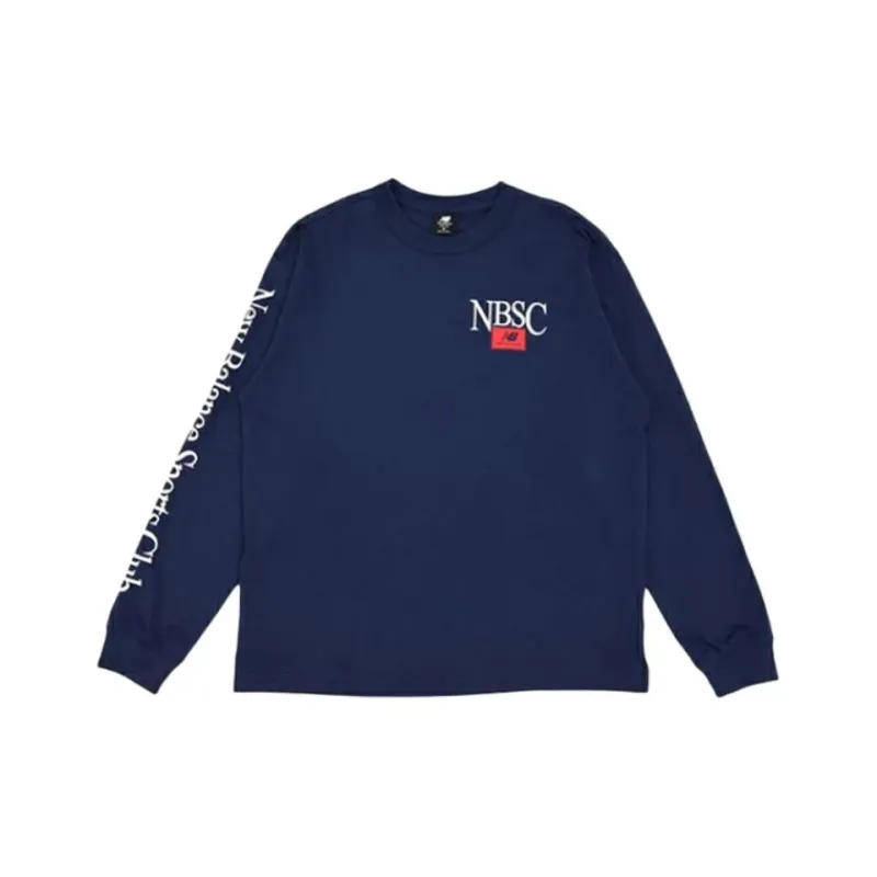 New Balance Sports Life Collection T Shirt Unisex Navy Blue-0