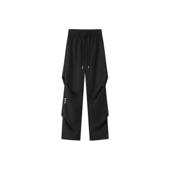 SOIE Casual Pants Unisex Gray White